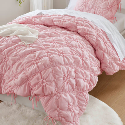 Lily Comforter Set - Pink