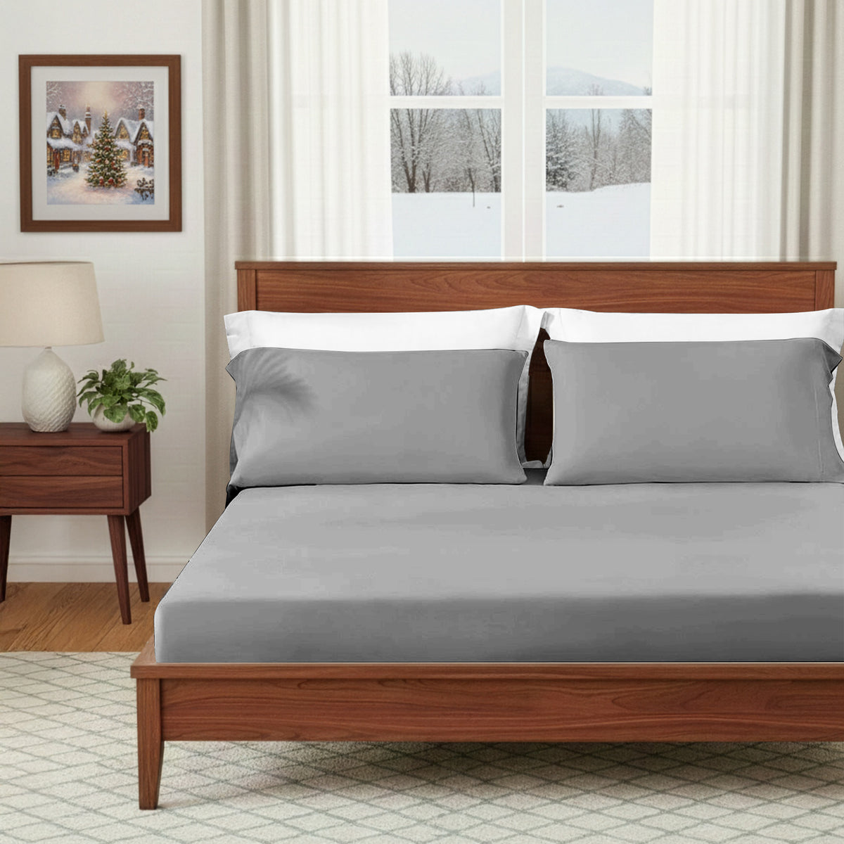Sublime Serenity Luxury Sheet Set - Gray
