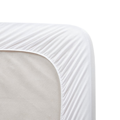 Microfiber Heated Mattress Pad - White