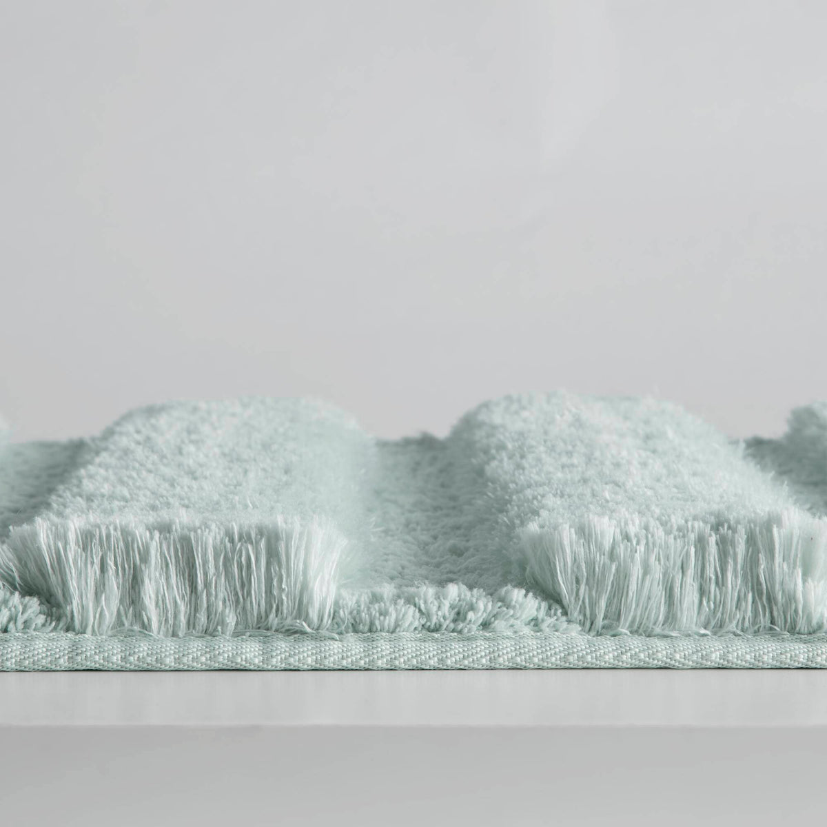 Tufted Pearl Channel Rug - Seafoam