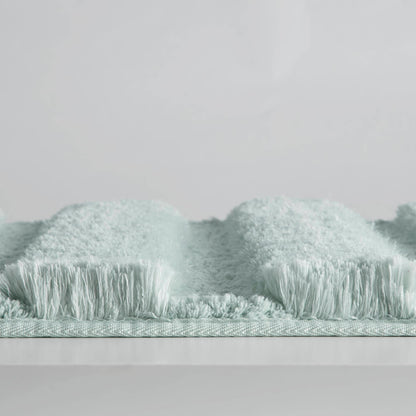 Tufted Pearl Channel Rug - Seafoam