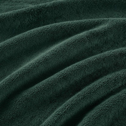 800GSM 100% Cotton 8 Piece Towel Set - Dark Green