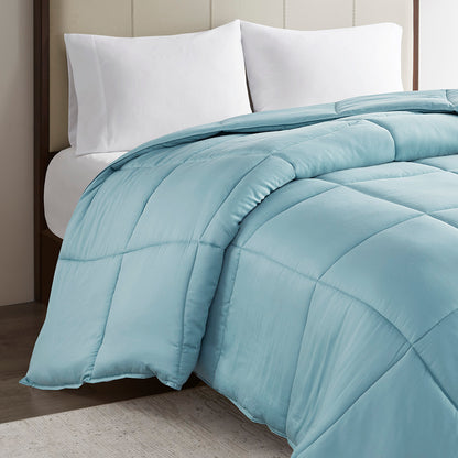 Winfield 300 Thread Count Cotton Shell Luxury Down Alternative Comforter - Teal