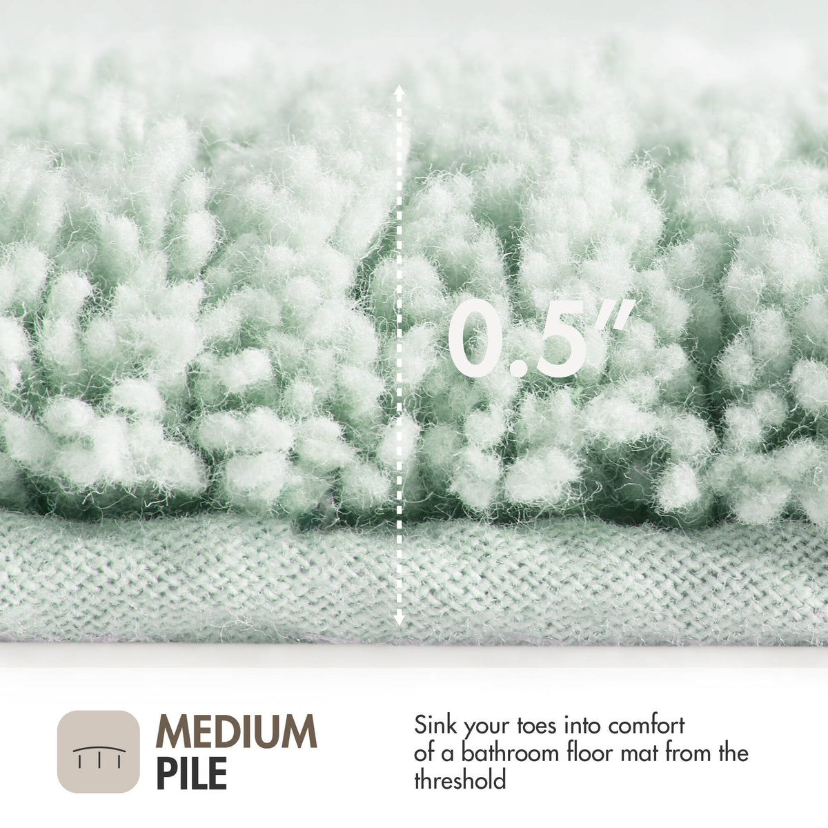 Evan Cotton Tufted Bath Rug - Seafoam