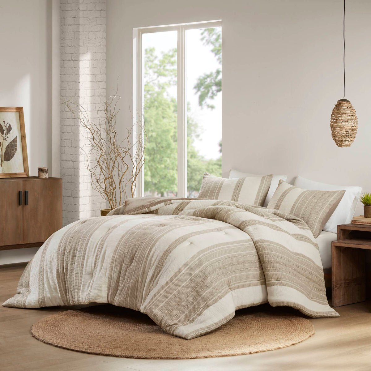 Mesa Comforter Set - Tan