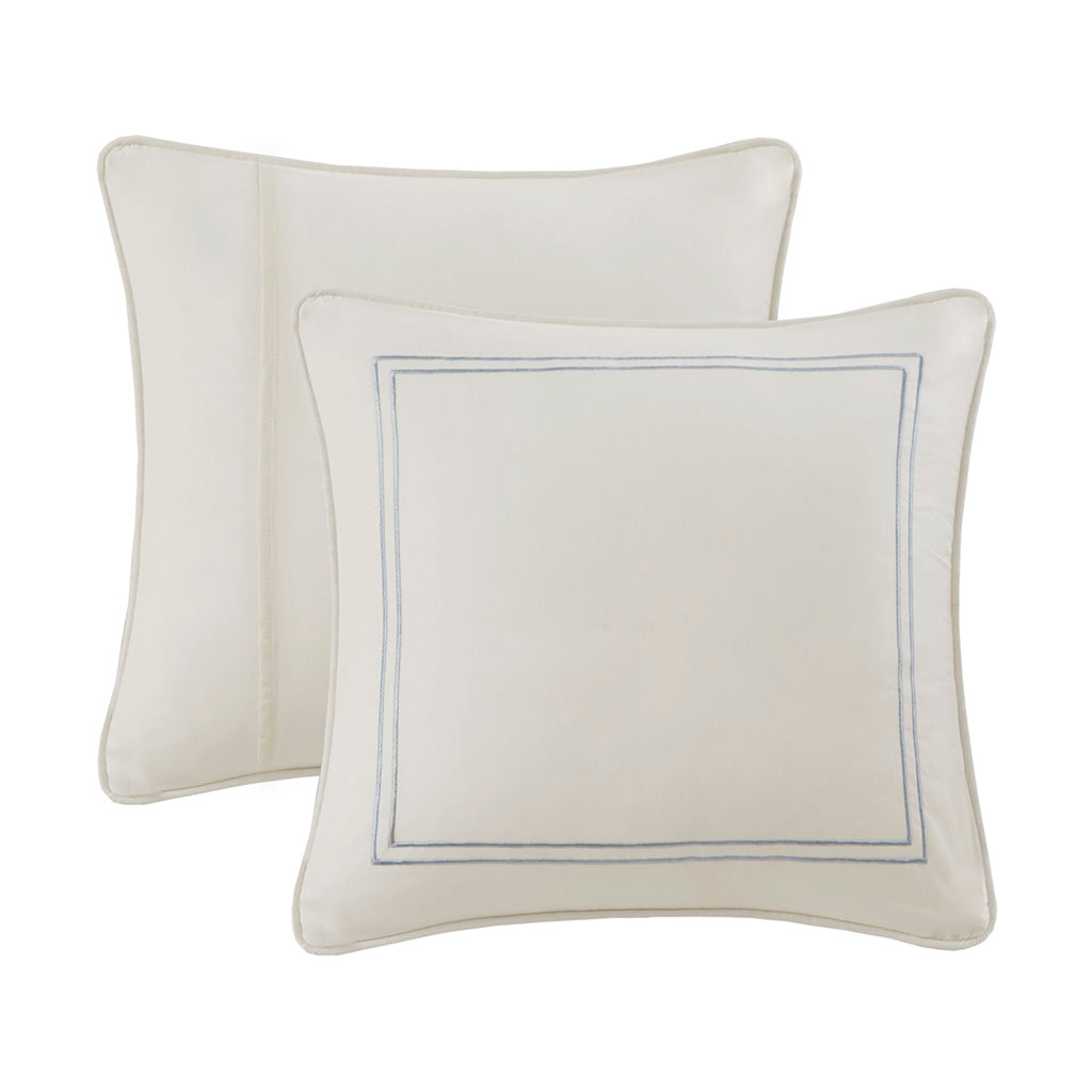 Chelsea Cotton European Sham - Ivory