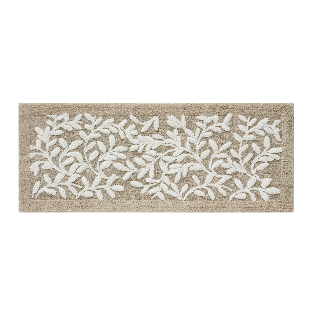 Serene Cotton Tufted Bath Rug - Natural