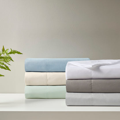 Smart Cool Microfiber Sheet Set - Light Grey