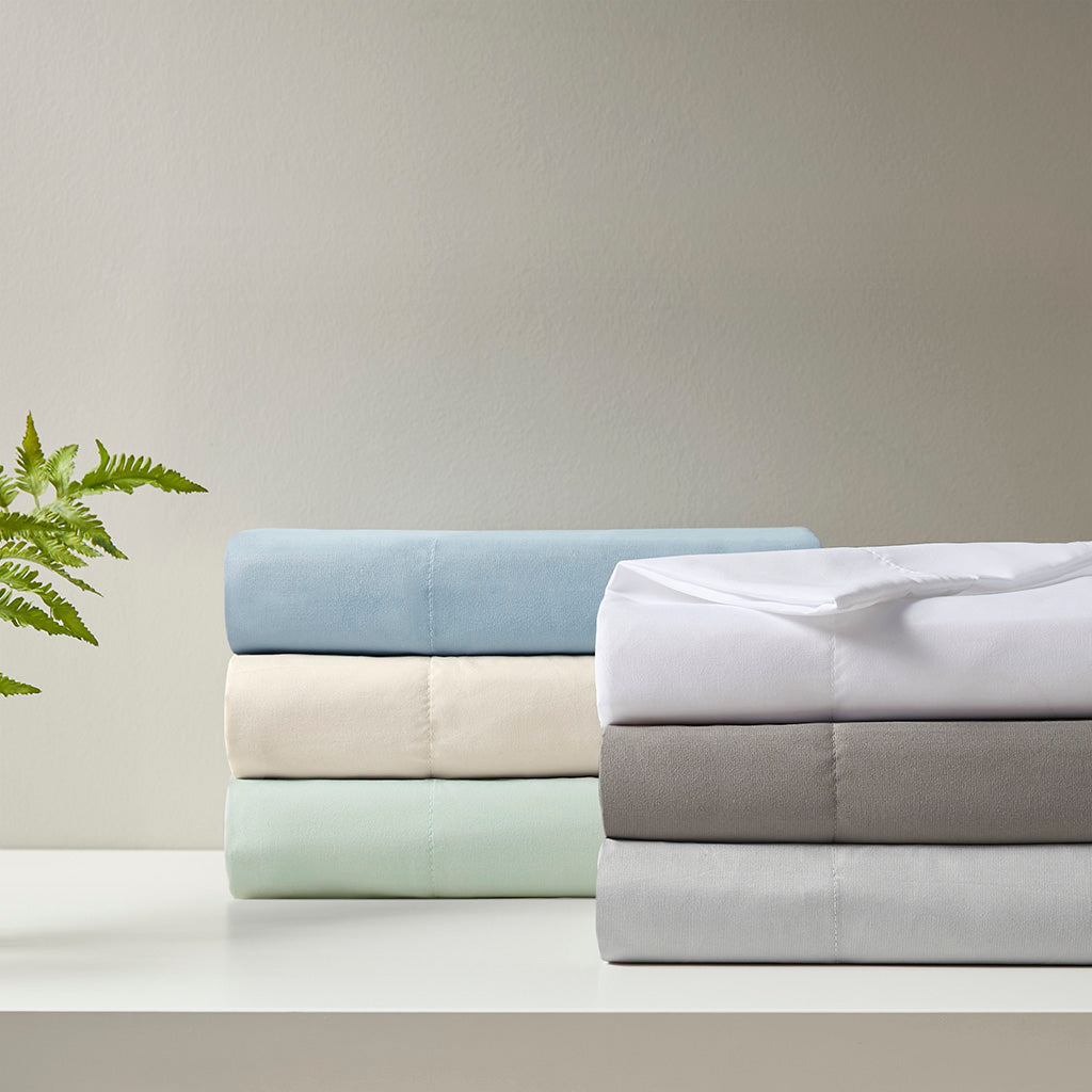 Smart Cool Microfiber Sheet Set - White