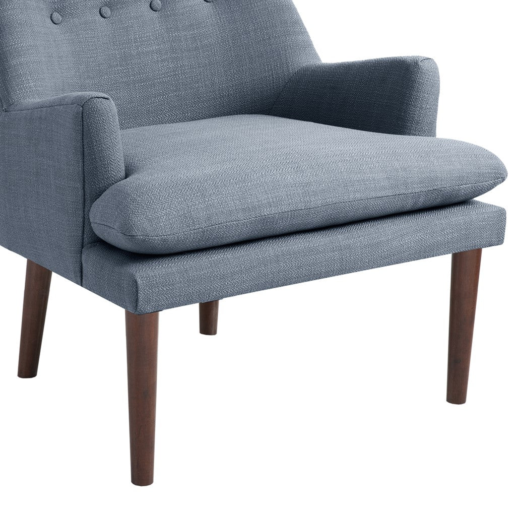 Taylor Mid-Century Blue Accent Chair