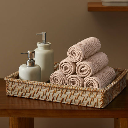 Diagonal Ribbed - Beige
