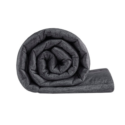 Comfort Cool Jersey Knit Oversized Down Alternative Comforter - Black