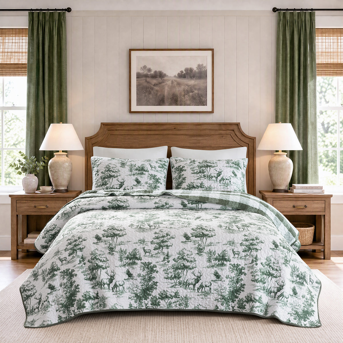 Hartwell Bedding Collection - Green