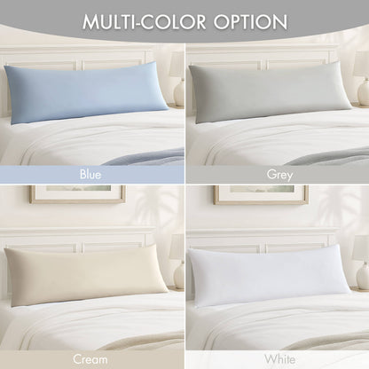Lumi cooling body pillow - Light Grey