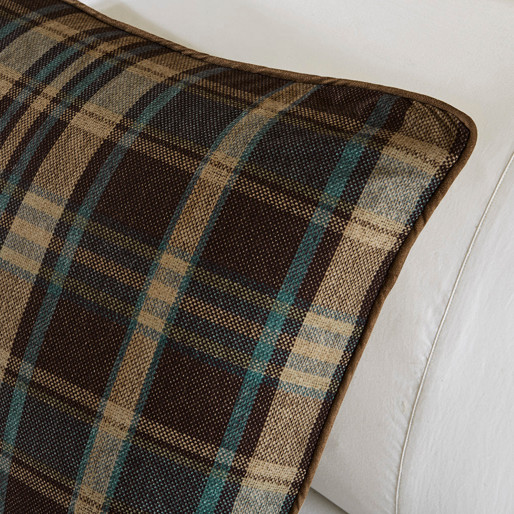 Hadley Plaid Oversized Cozy Spun Comforter Set - Multi