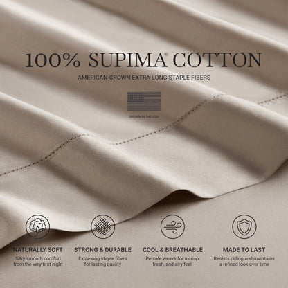 Elina Supima Cotton Sheet Set - Linen