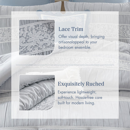 Perryn Comforter Set - Blue