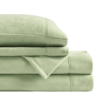 Micro Fleece Sheet Set - Green