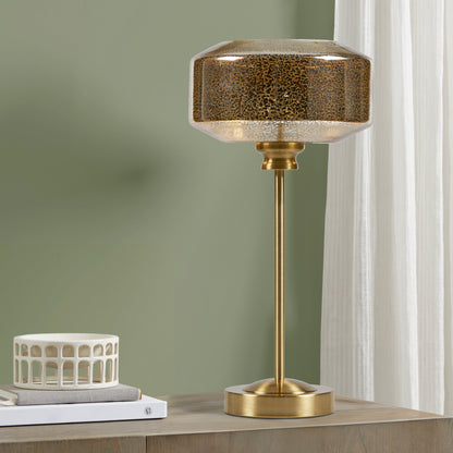 Lumivive 17" Mercury Glass Table Lamp - Gold
