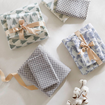 Cozy Cotton Flannel Printed Sheet Set - Ikat tree