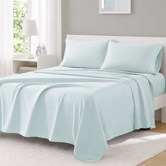 Microfiber All Season Soft Touch Sheet Set - Blue