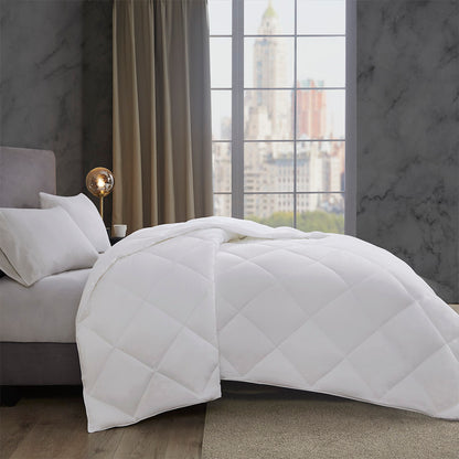 Maximum Warmth Cotton Down Alternative Featherless Comforter - White