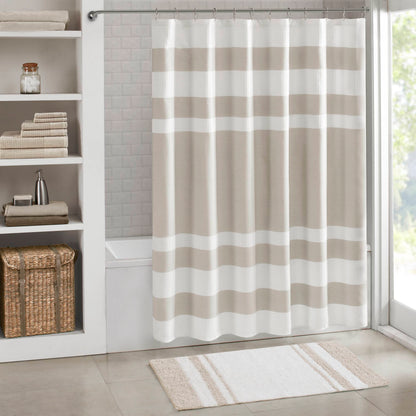 Spa Cotton Reversible Bath Rug - Taupe