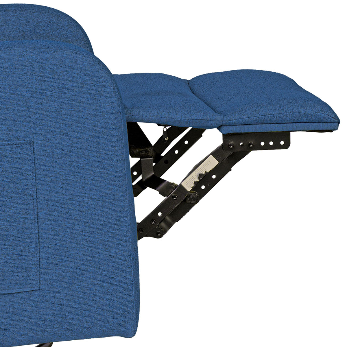 Dakota Power Recliner 3-in-1 with Swivel, Glider, Charging Station - Blue