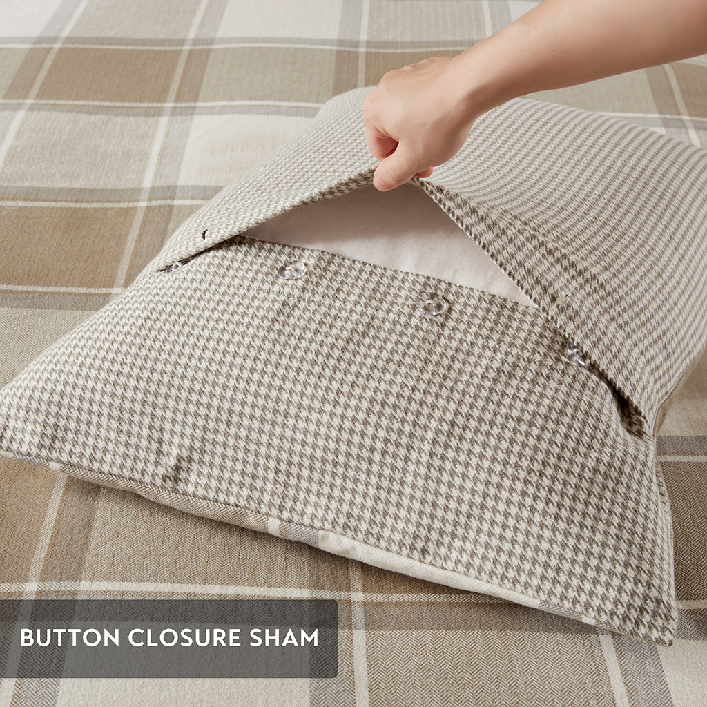 Urban Cabin Cotton Jacquard Comforter Set - Neutral