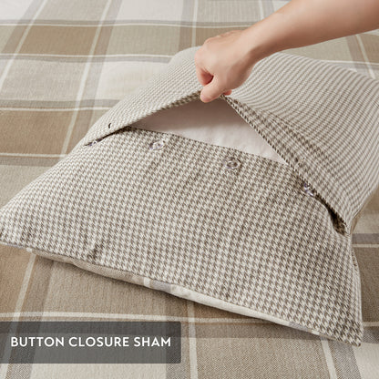 Urban Cabin Cotton Jacquard Comforter Set - Neutral