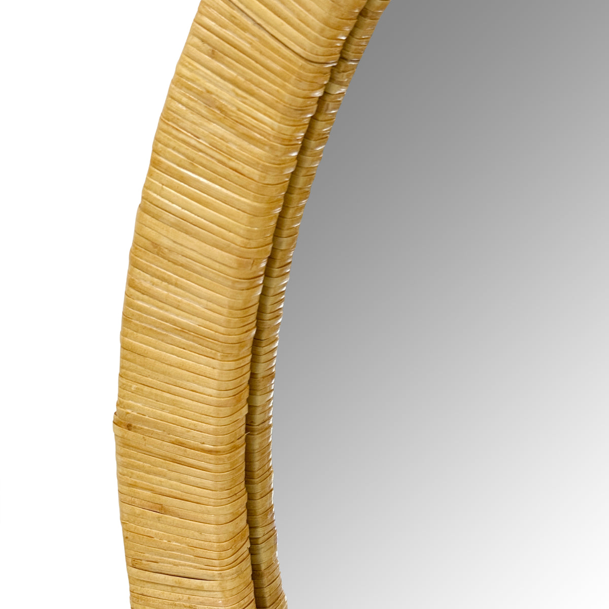 Nova Natural Rattan Wall Mirror - Natural