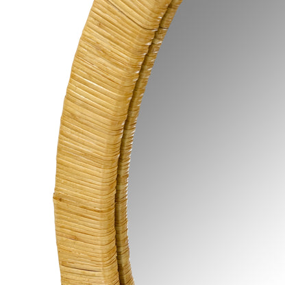 Nova Natural Rattan Wall Mirror - Natural