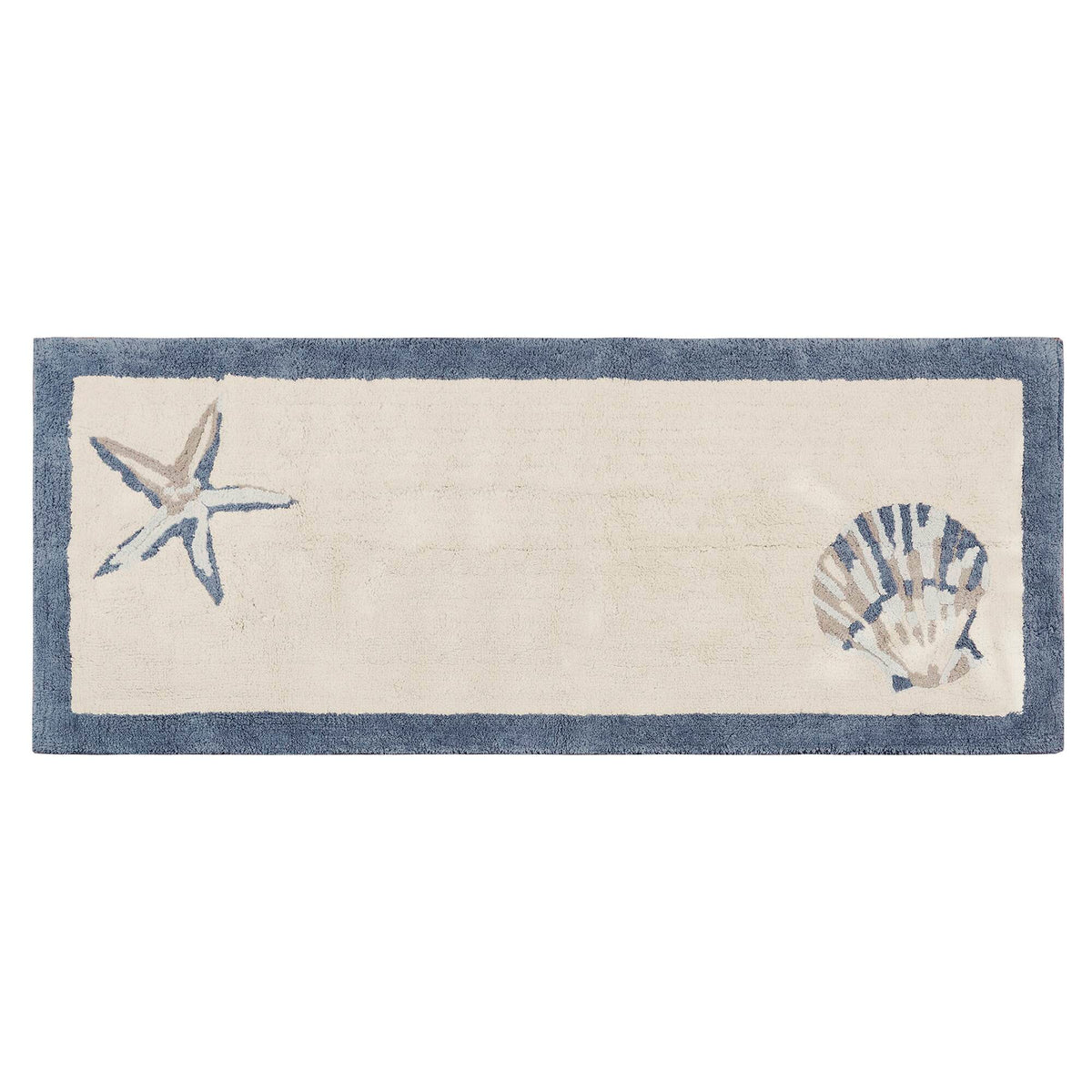 Bayside Cotton Tufted Rug - Blue
