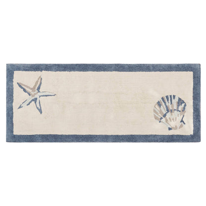 Bayside Cotton Tufted Rug - Blue