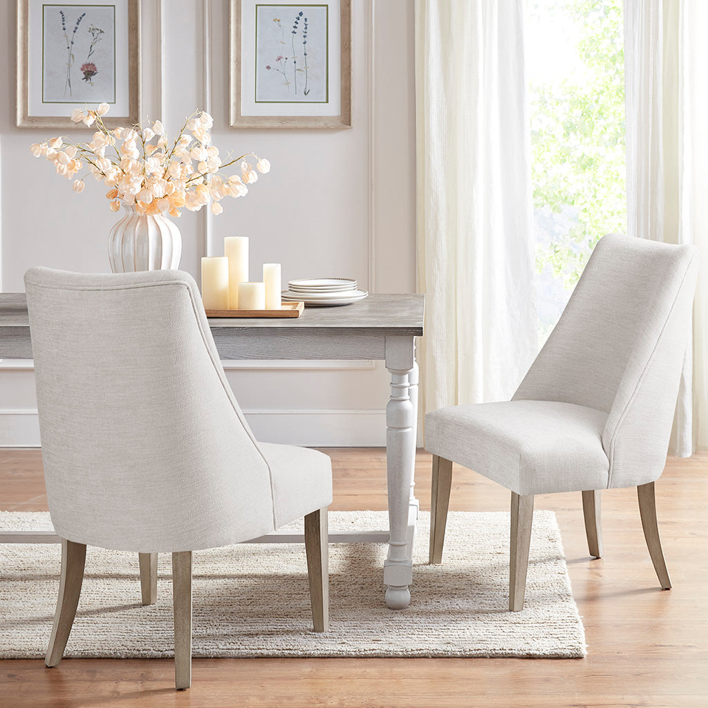 Winfield Upholstered Dining chair Set of 2 - Ivory
