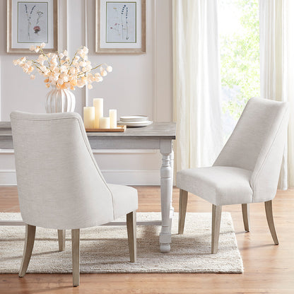 Winfield Upholstered Dining chair Set of 2 - Ivory