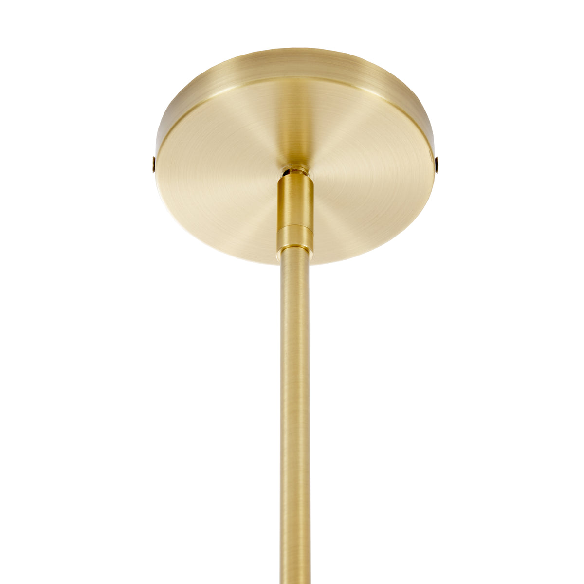 Presidio 5-Light Dimmable Chandelier with Drum-shaped Fabric Shade & Adjustable Height - Gold/White