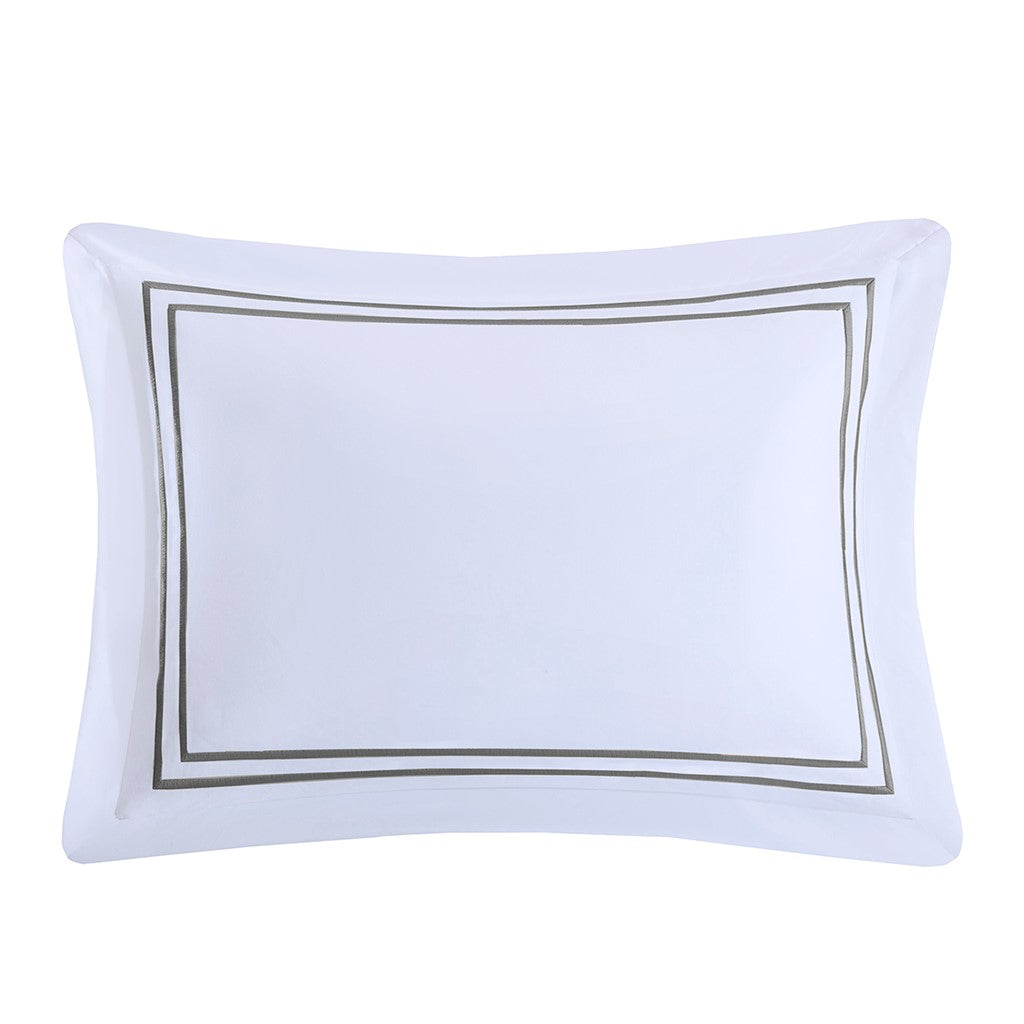 Luxury Collection 1000 TC Embroidered Cotton Sateen 5 PC Comforter Set