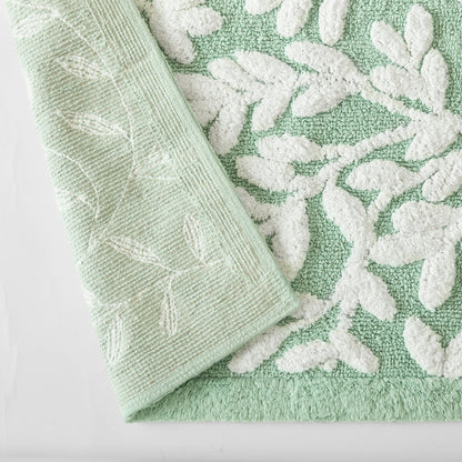 Serene Cotton Tufted Bath Rug - Sage Green