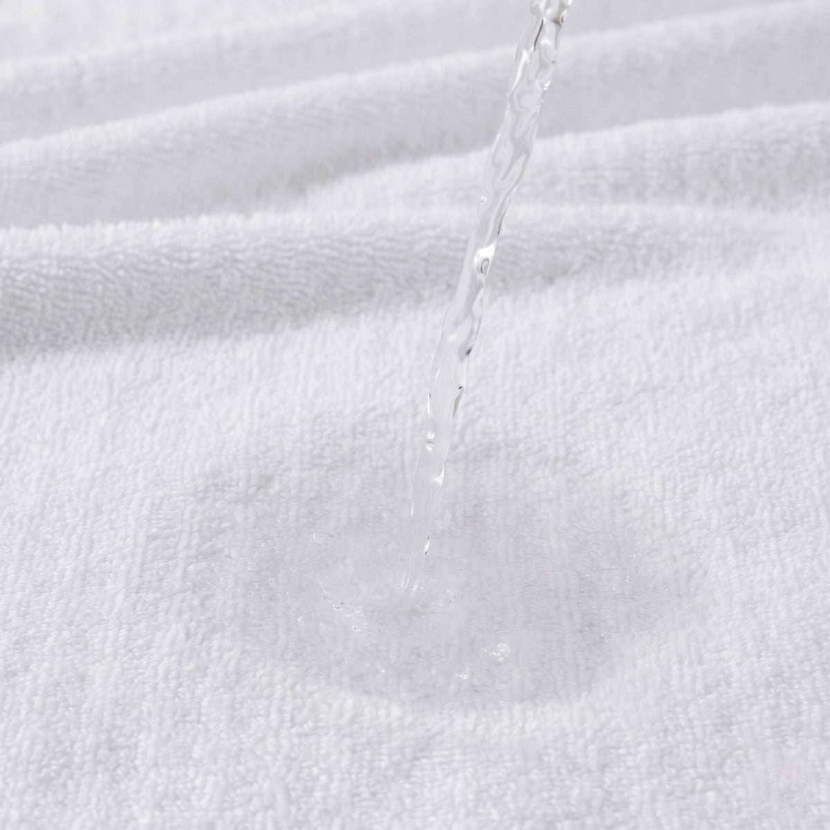 Spa Waffle Cotton Jacquard Bath Towel 6 Piece Set - White