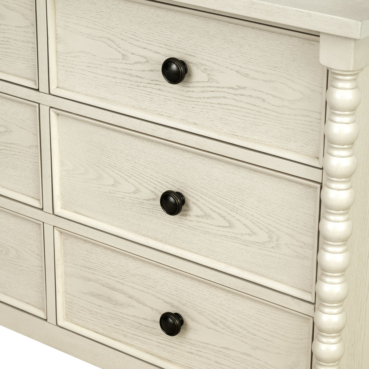 Beckett 6-drawer dresser (46"W) - Antique Cream