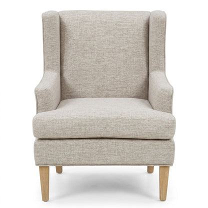 Decker Wingback Armchair - Beige