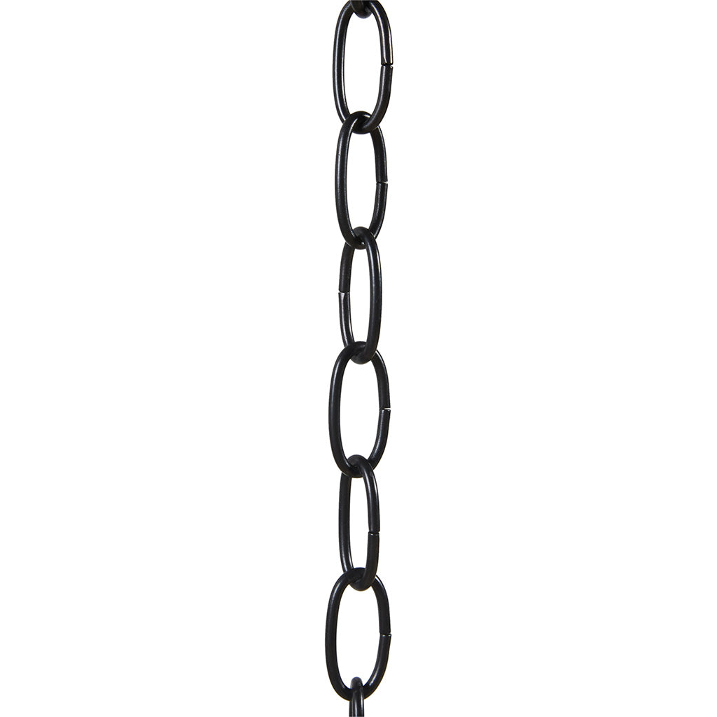 Adele Farmhouse Metal Pendant - White/Black