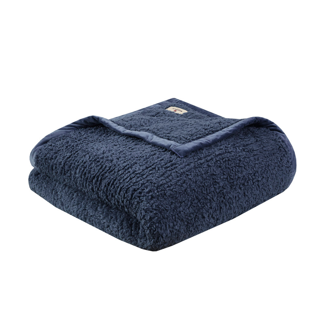 Burlington Berber Blanket - Navy
