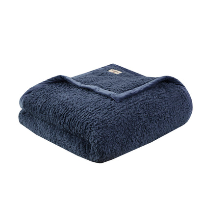 Burlington Berber Blanket - Navy