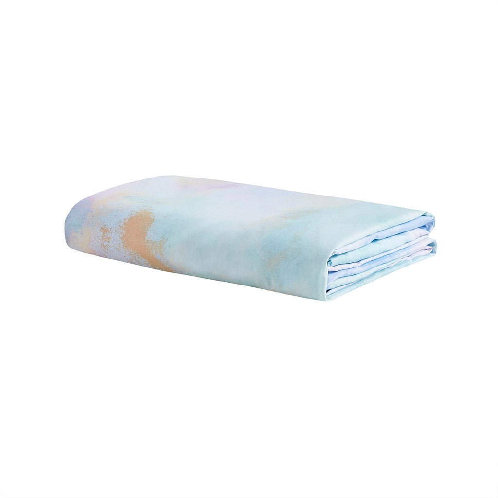Cassiopeia Watercolor Tie Dye Printed Duvet Cover Set
