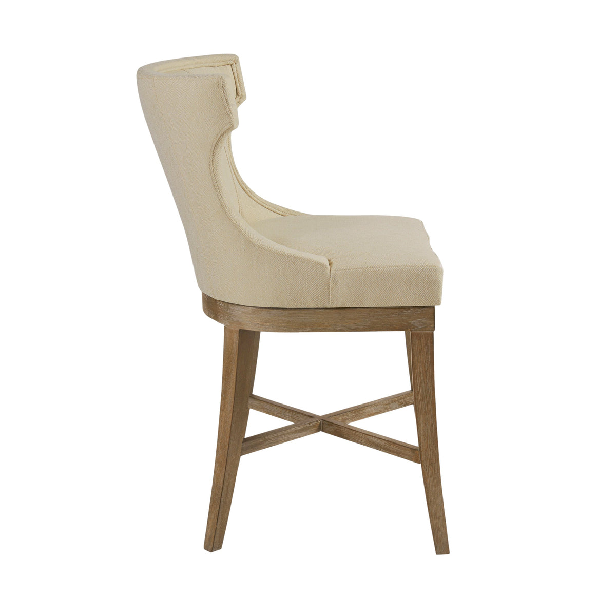 Carson Counter Stool With Swivel Seat - Cream