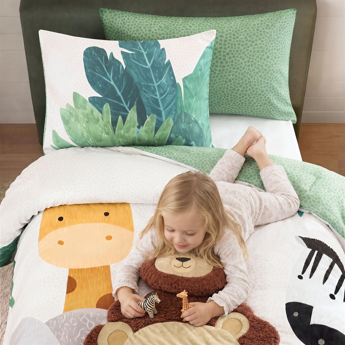 Safari Comforter Set - Green