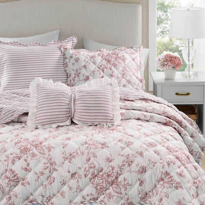 Adele Quilt Set - Pink