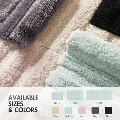 Tufted Pearl Channel Rug - Seafoam